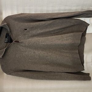 Polo by Ralph Lauren Gray Half-Zip Sweater for Men